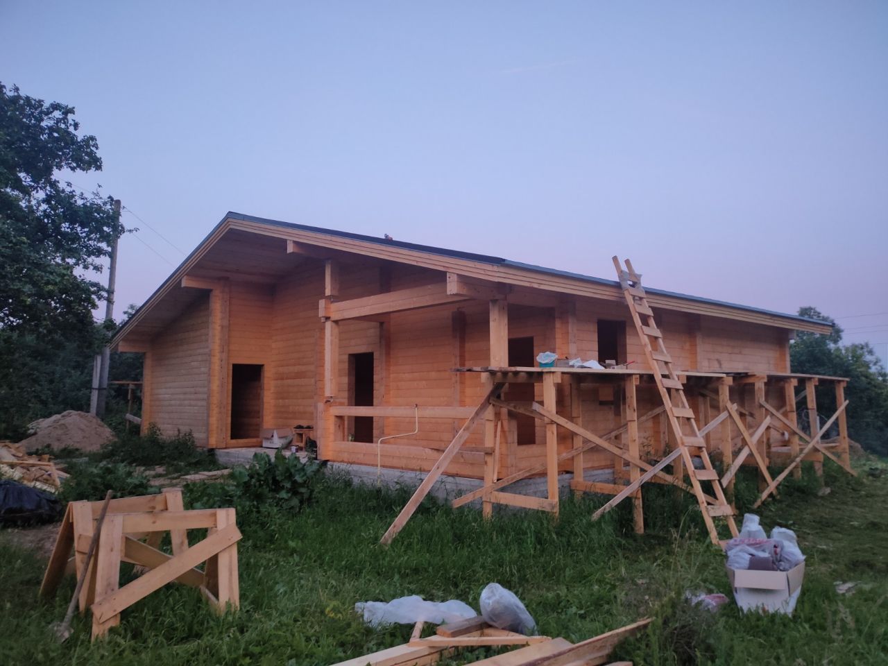 Выполненный проект дома из клееного бруса г. Пучеж